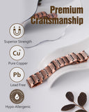 Bracelet Jecanori cuivre ajustable, taille flexible pour tous les poignets.