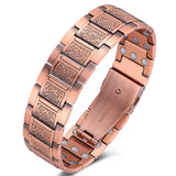 Bracelet Jecanori en cuivre magnétique avec aimant puissant, pour un style durable.