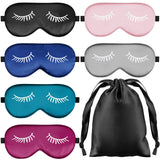 Masque Jecery en soie, ensemble de 6 pièces pour un sommeil paisible.