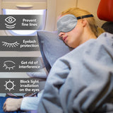 Utilisation pour méditation et yoga avec le masque Jecery en soie.