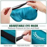 Masque Jecery en soie avec pochette de rangement pratique.
