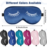 Masque Jecery en soie avec sangle réglable pour ajustement confortable.