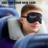 Jecery masque sommeil soie: couvre les yeux sans pression.