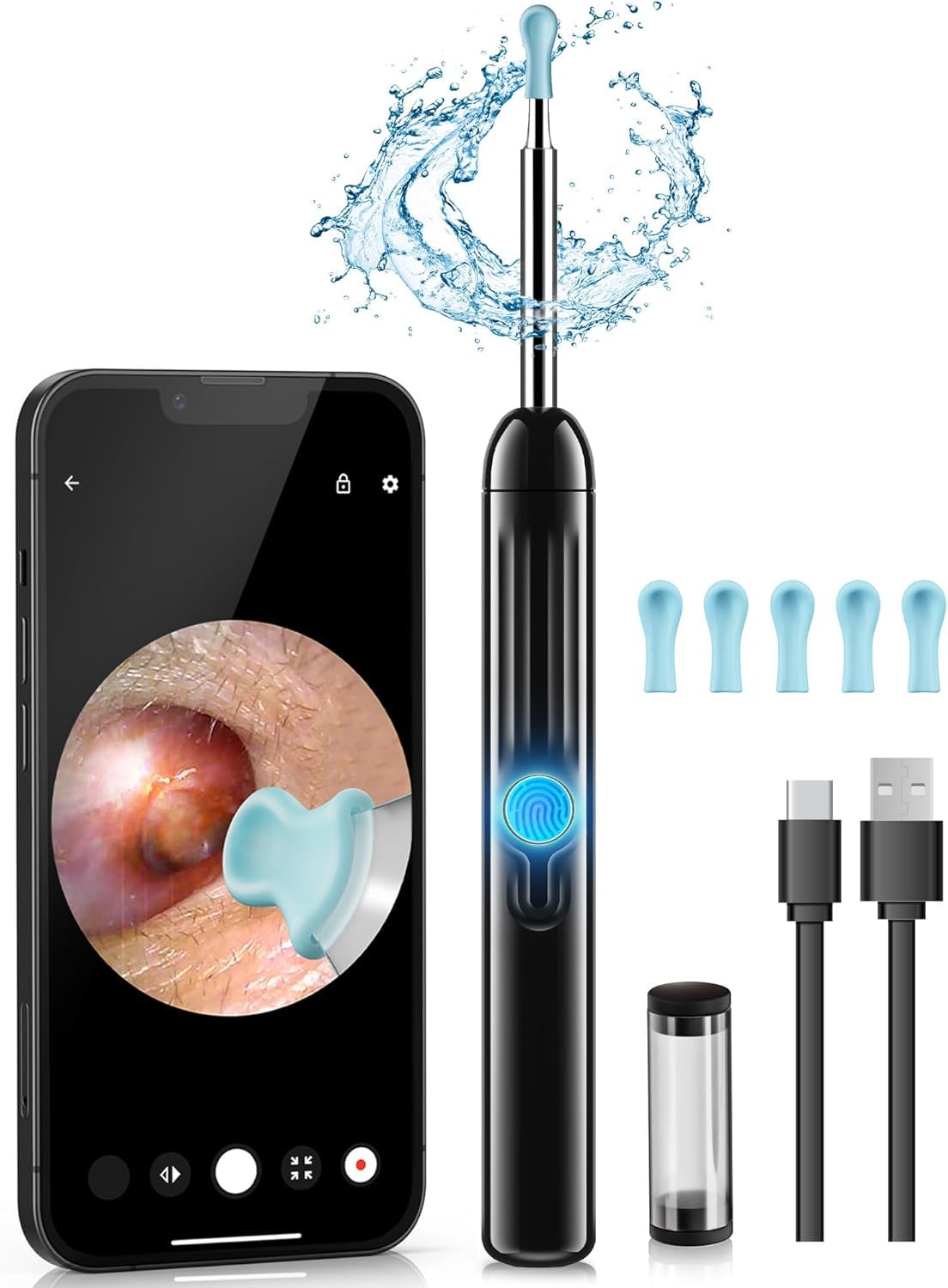 JEGOAT otoscope 1296P pour une vue nette lors de l’examen des oreilles.