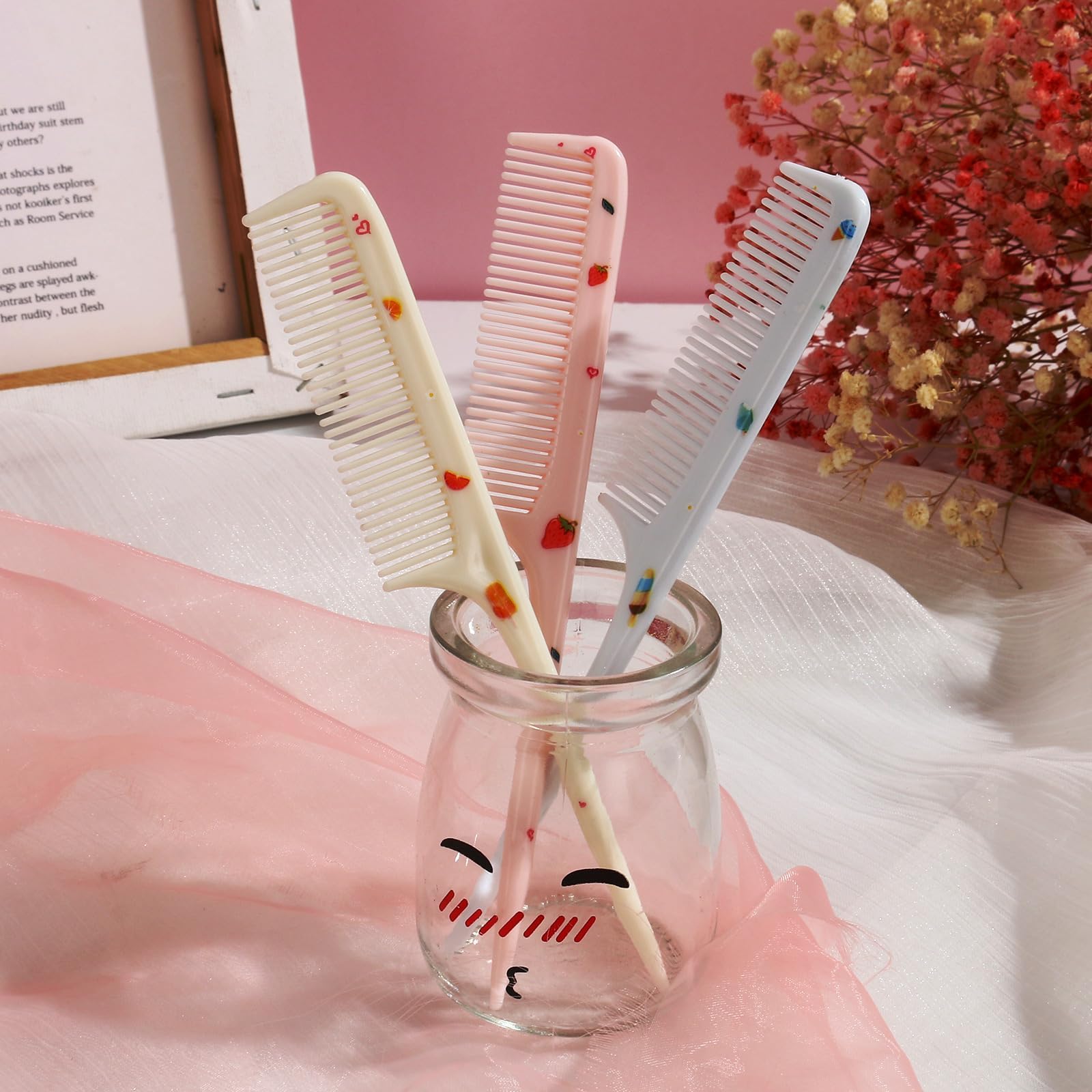 Jeletonp design-mignon-peigne-cheveux-mini, parfait pour enfants et adultes.