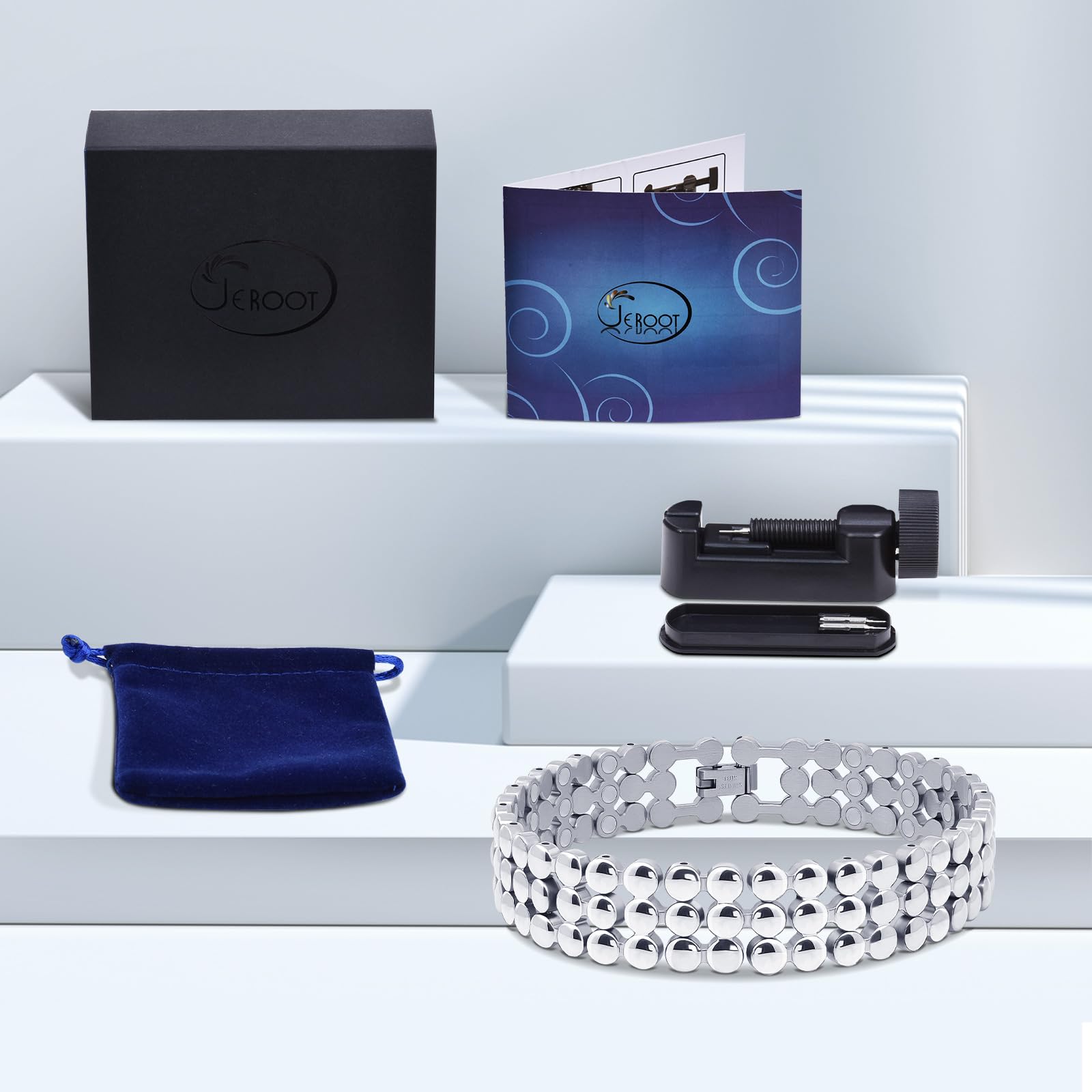 JEROOT Accessoires et outils d’ajustement inclus pour personnaliser la taille.