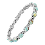 JEROOT bracelet magnetique Ultra Puissant, gros plan sur les aimants etat durable.