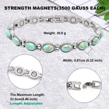 Bracelet magnétique JEROOT avec 14 aimants 3500 gauss pour le quotidien.