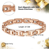 Bracelet ajustable 21 cm JEROOT, ajustement précis et confort prolongé.