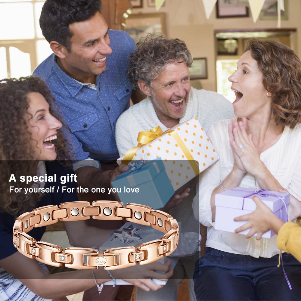 Cadeau idéal JEROOT magnétique titane, élégance et soin personnel.