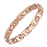 Bracelet JEROOT magnétique en titane pur pour femme, confort durable.