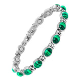 Bracelet JEROOT magnétique en titane, design épuré pour un style durable et hypoallergenique.