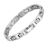 Bracelet magnétique JEROOT en titane pur, design élégant pour le quotidien.