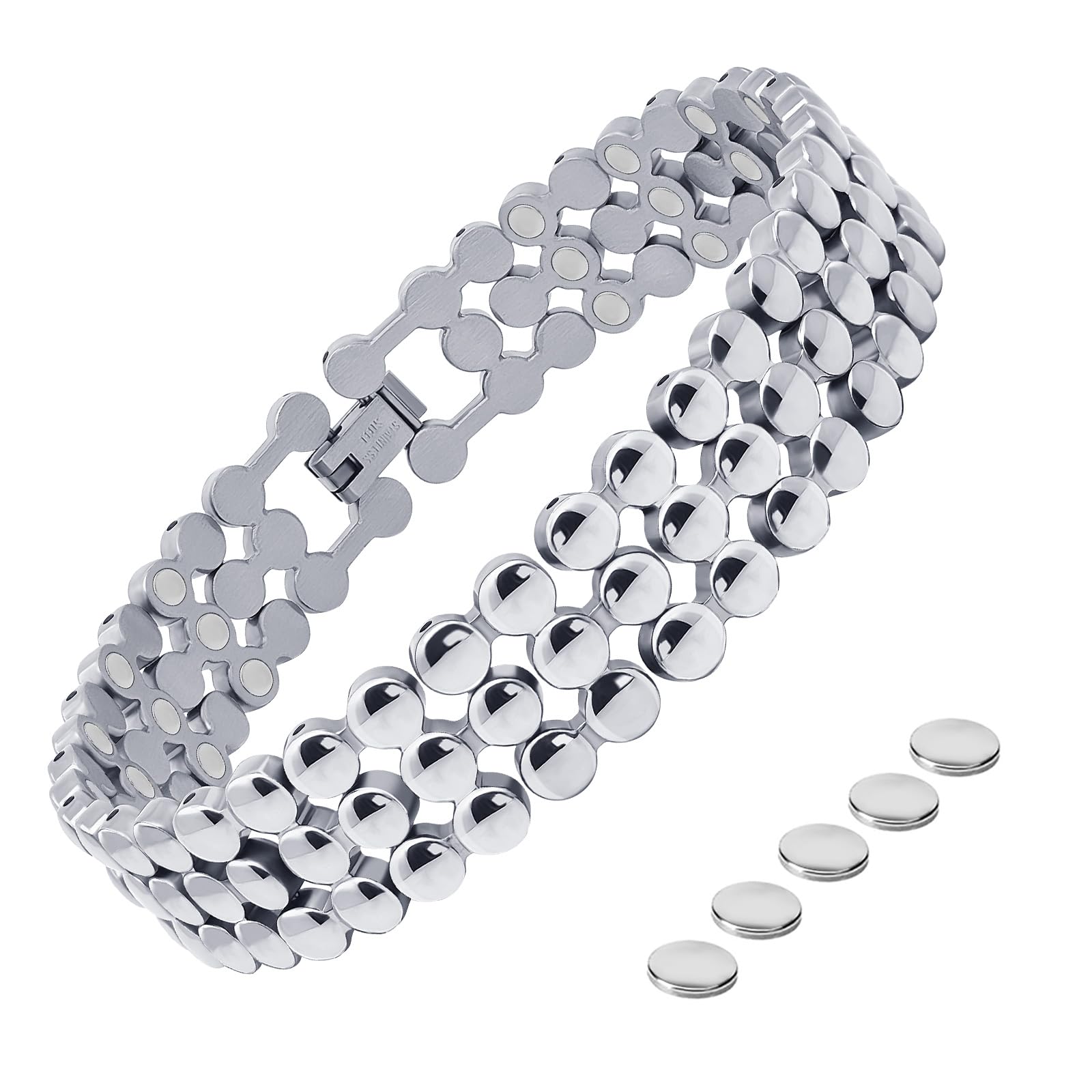 JEROOT Bracelet magnétique Ultra Puissance, design élégant et confortable au poignet.