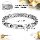 Bracelet léger en titane pur JEROOT, confort durable au quotidien.