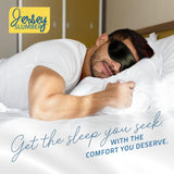 Masque de voyage Jersey Slumber portable idéal en avion ou en train.