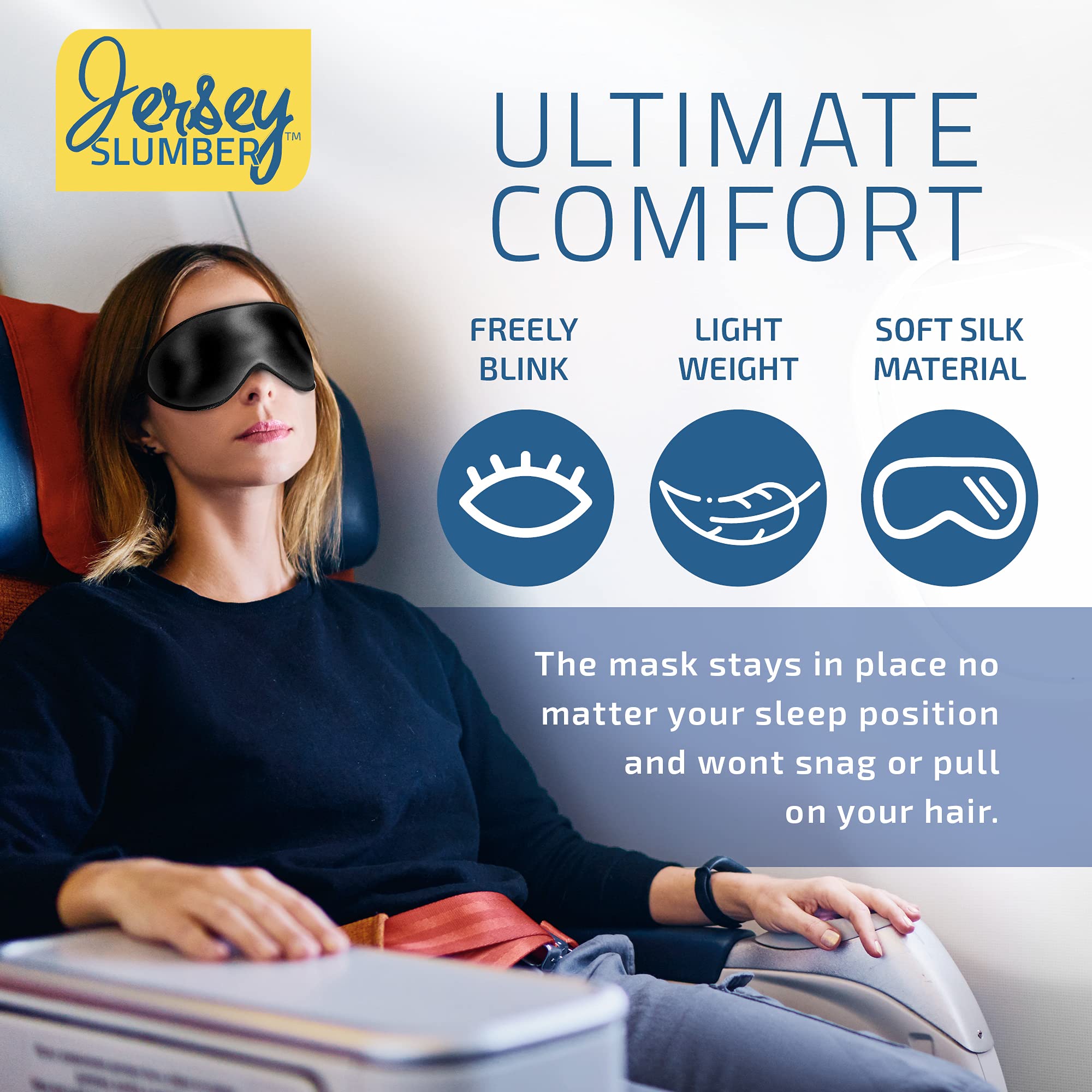 Jersey Slumber - blocage efficace de lumière pour un sommeil profond.