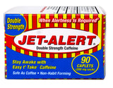 Jet-Alert caplets en bouteille pour une vigilance rapide au travail.