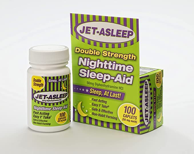 Jet-Asleep ambiance nuit sur l'image évoquant le repos.