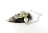 Jet International pointe quartz naturel cristal, équilibre et clarté mentale.