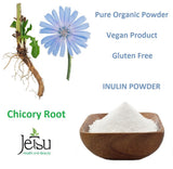 Jetsu Inuline Poudre étiquette bio - produit vegan et sans gluten certifié