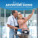 JetZone blister tablettes en emballage prêt pour voyage.