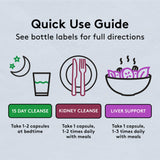 Youth & Tonic 3X Detox foie – illustration de foie et détox, usage guidé