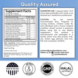 Youth & Tonic emballage-etats-unis-cgmp: produit fabriqué aux États‑Unis, contrôle qualité.