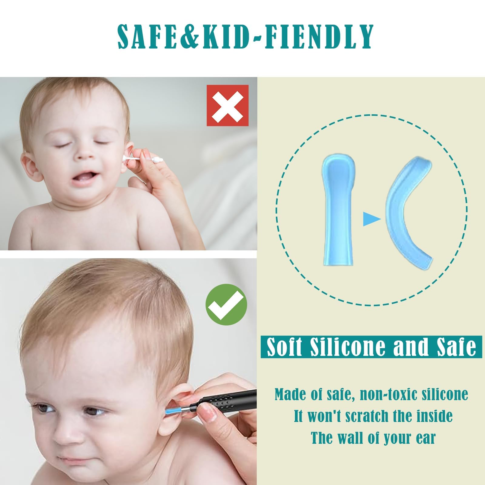 jfglorix tip oreille 3,5 mm compatible, facile à remplacer et installer.