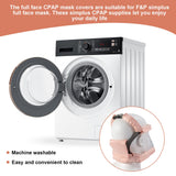 jfhnmlw ensemble 7 pieces cpap satin rose, kit polyvalent pour l’usage quotidien