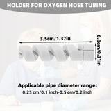 JFHNMLW sertissage-tube-nasal-oxygene, garde le tuyau droit en déplacement.