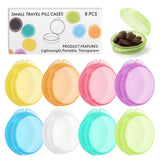 Étui JGB pilules 8-pack en couleurs vives, idéal pour voyager et trier les comprimés.