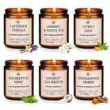 Bougie JGXLQ Lavande Vanille, parfum apaisant pour soirée cocooning.