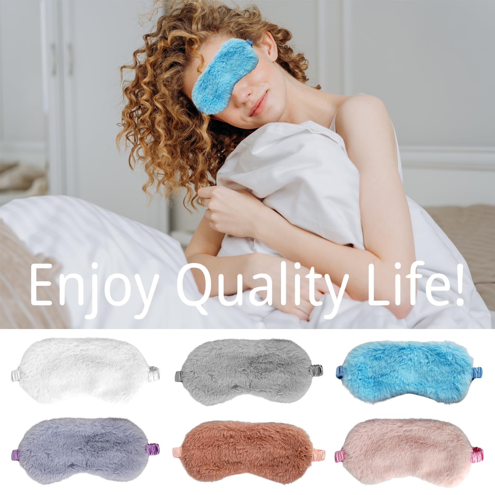 Élastique réglable du masque, maintien sans pression.