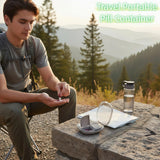JHONE68 pochette-pilules BPA-free noir, sécurité et commodité au quotidien.