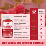 Gummies JIANKYTZ Cortisol, texture moelleuse, parfaite pour une routine soirée.