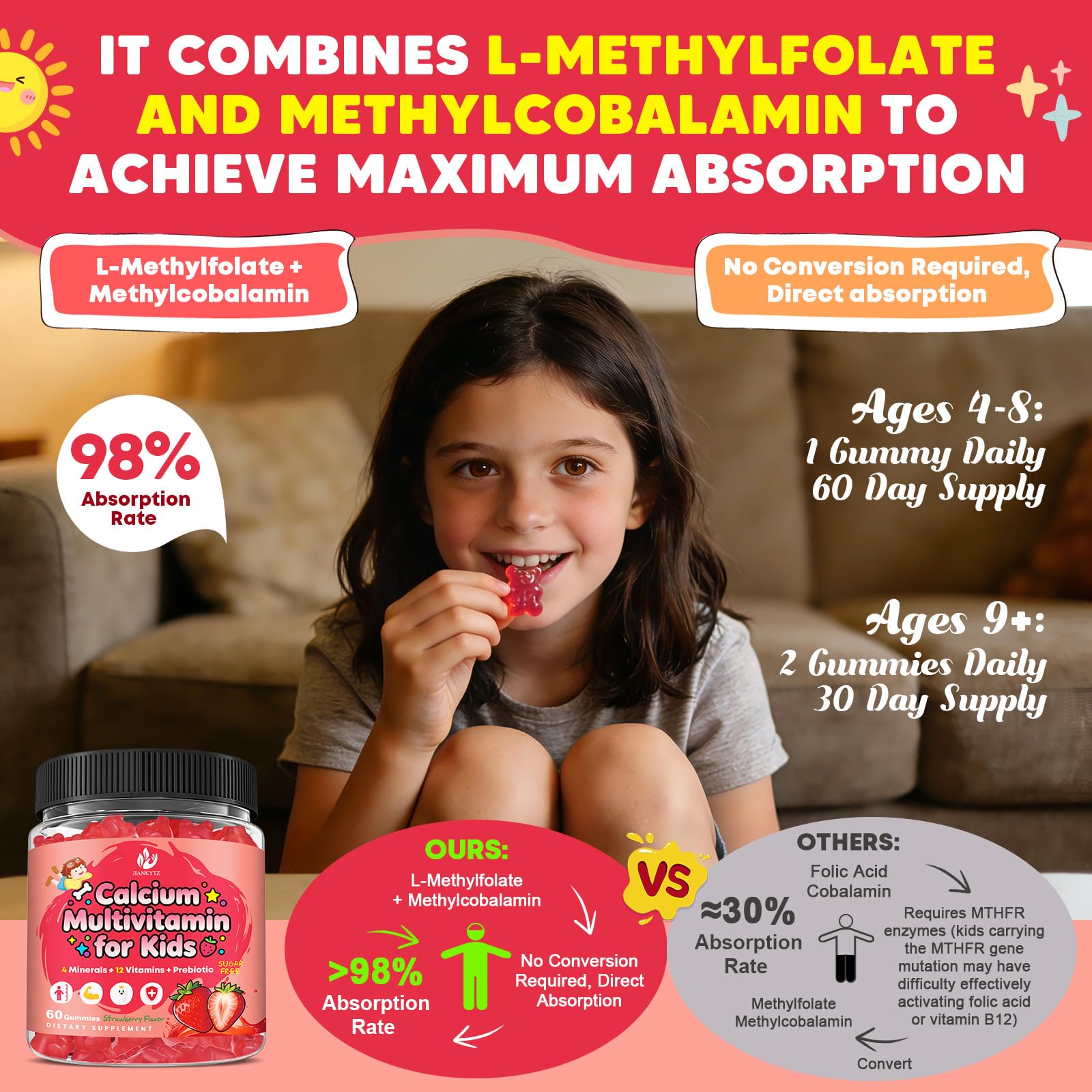 Pack double JIANKYTZ gommes pour enfants, pratique et économique.