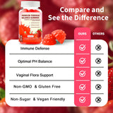 Gommes rouges JianQ PH, saveur fraise naturelle pour le plaisir quotidien.