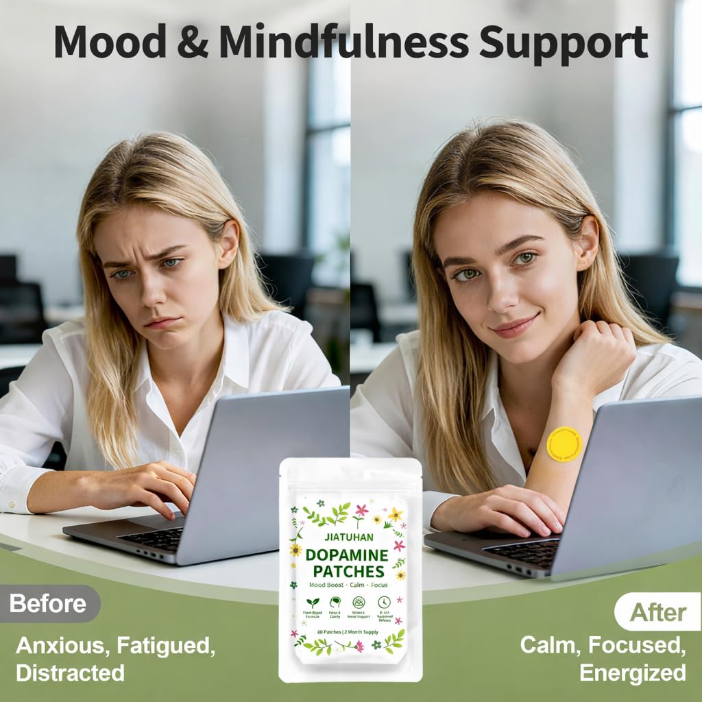 JIATUHAN patchs dopamine – gestion du stress quotidien et équilibre.