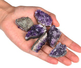 JIC Gem améthyste géode brute – utile pour chakras et concentration