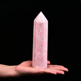 Bâton Pink Powder Opal JIC Gem pour méditation et concentration.
