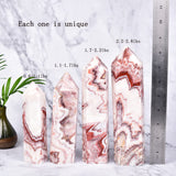 JIC Gem bâton quartz coloré, outil Reiki pour équilibre d’énergie.