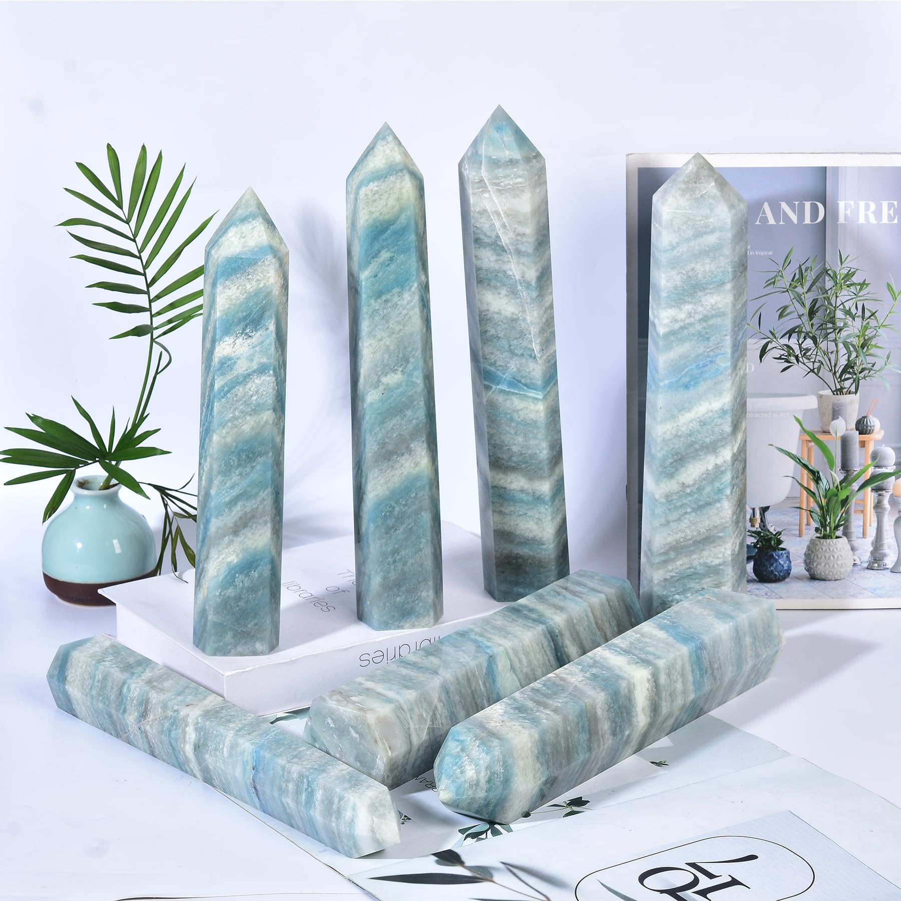 JIC Gem cadeau cristal naturel parfait pour débutants.