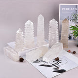 Cadeau JIC Gem quartz clair, cadeau élégant et précieux.