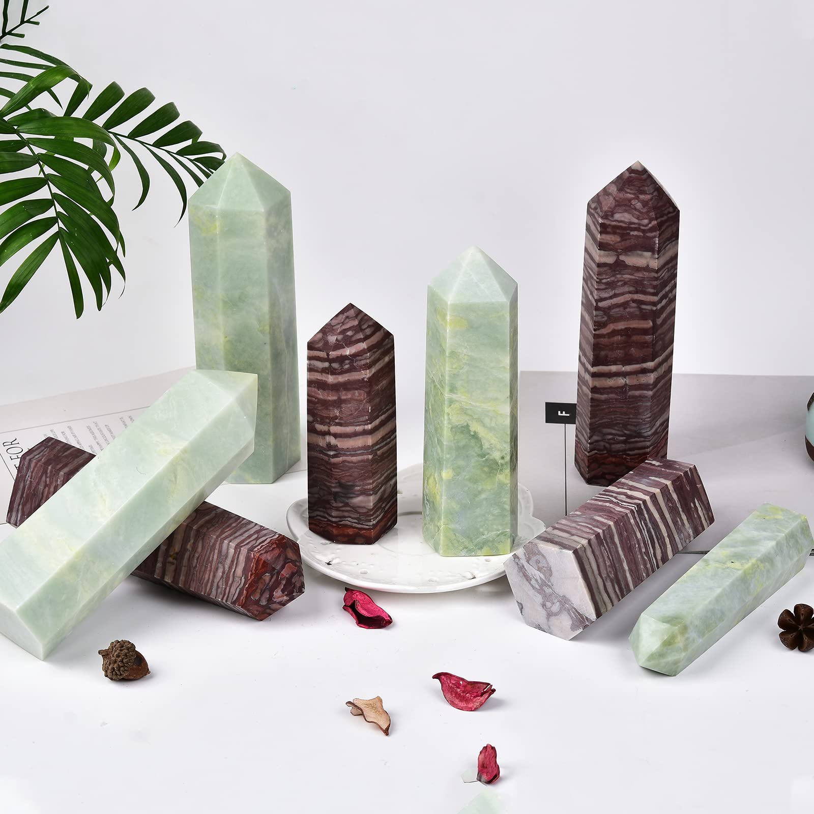 Cadeau parfait JIC Gem cristal zèbre rouge pour énergie zen