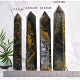 JIC Gem Pietersite chatoyance-reflets: reflet mouvant inspirant la créativité et l'intuition.