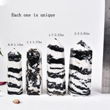 Cristal Zebra Jasper utilisé en décoration d’intérieur zen.