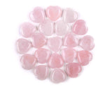 JIC Gem ensemble-coeurs-rose-quartz: énergie douce et harmonie.