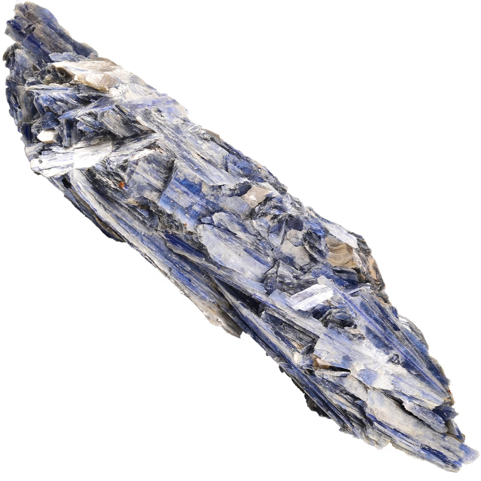 JIC Gem kyanite bleue brute, specimen minéral naturel pour déco.