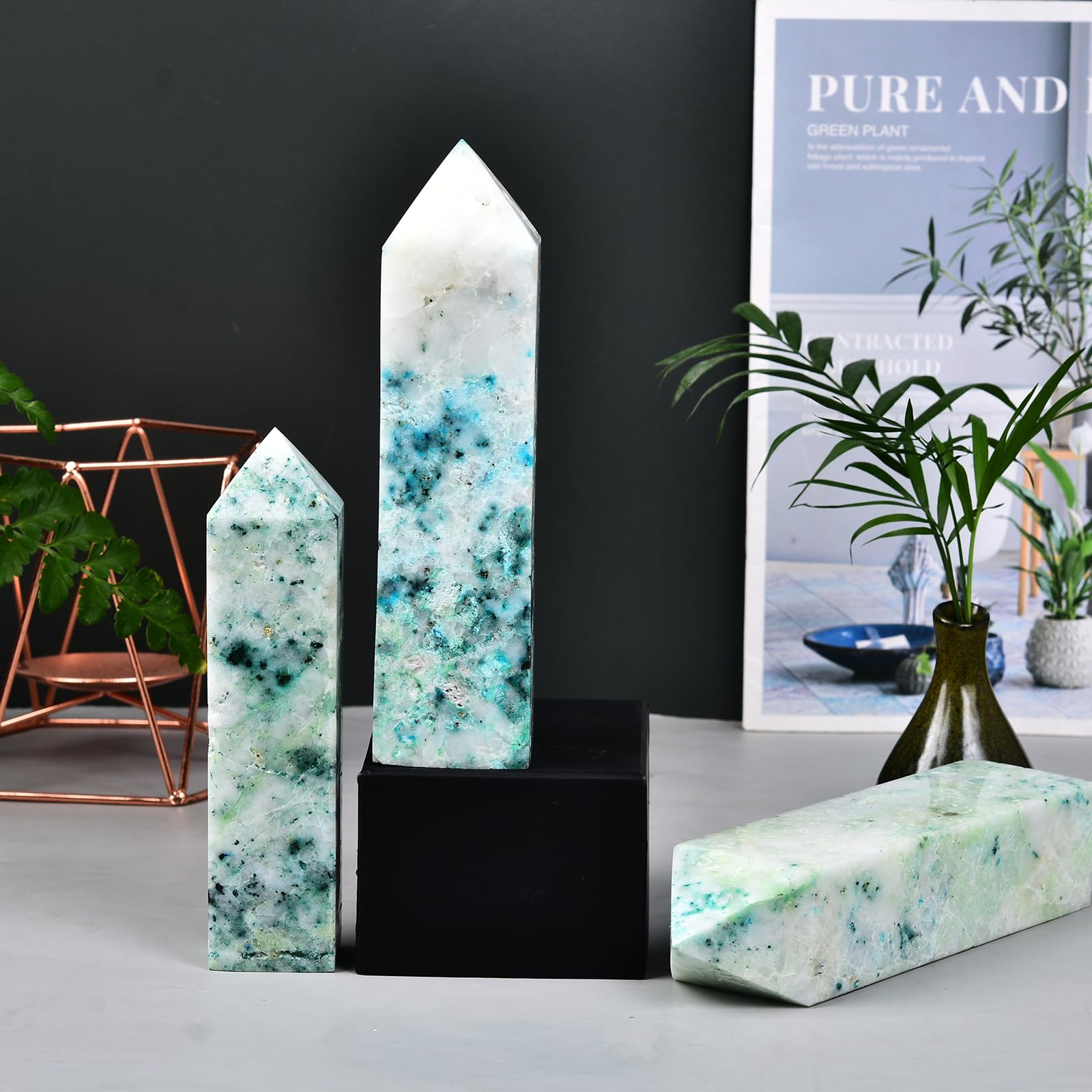 JIC Gem Phoenix Pine quartz, associe cœur et clarté émotionnelle pour croissance personnelle.